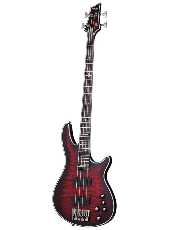 Hellraiser Extreme 4 Basse - Crimson Red Burst Satin