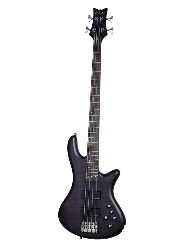 Stiletto Studio 4 - See Thru Black Satin