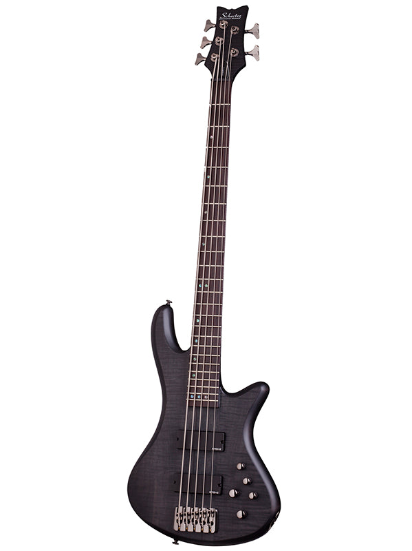 Stiletto Studio 5 - See Thru Black Satin