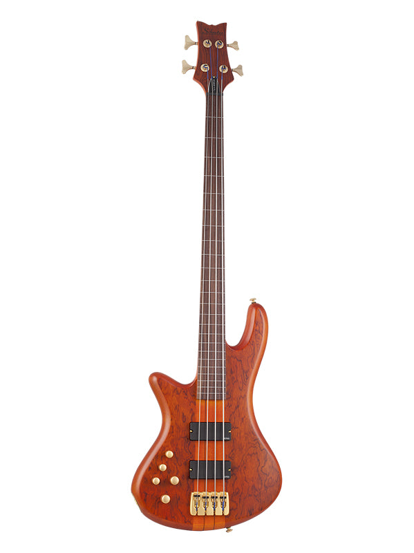 Stiletto Studio 4 Fretless, Gaucher - Honey Satin