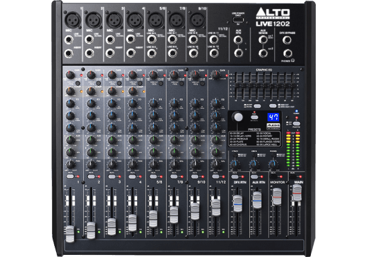 Table de mixage 12 canaux + effets