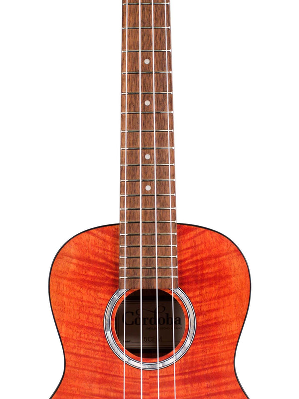 15Cfm Ukulélé Rose Red