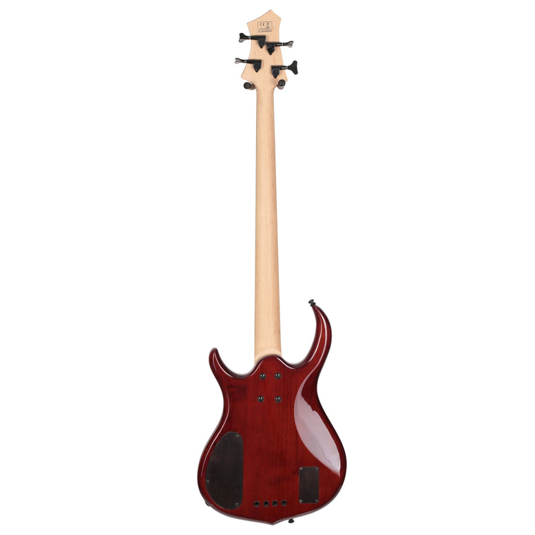 M7 Alder-4 Fl Brs Brown Sunburst Fretless