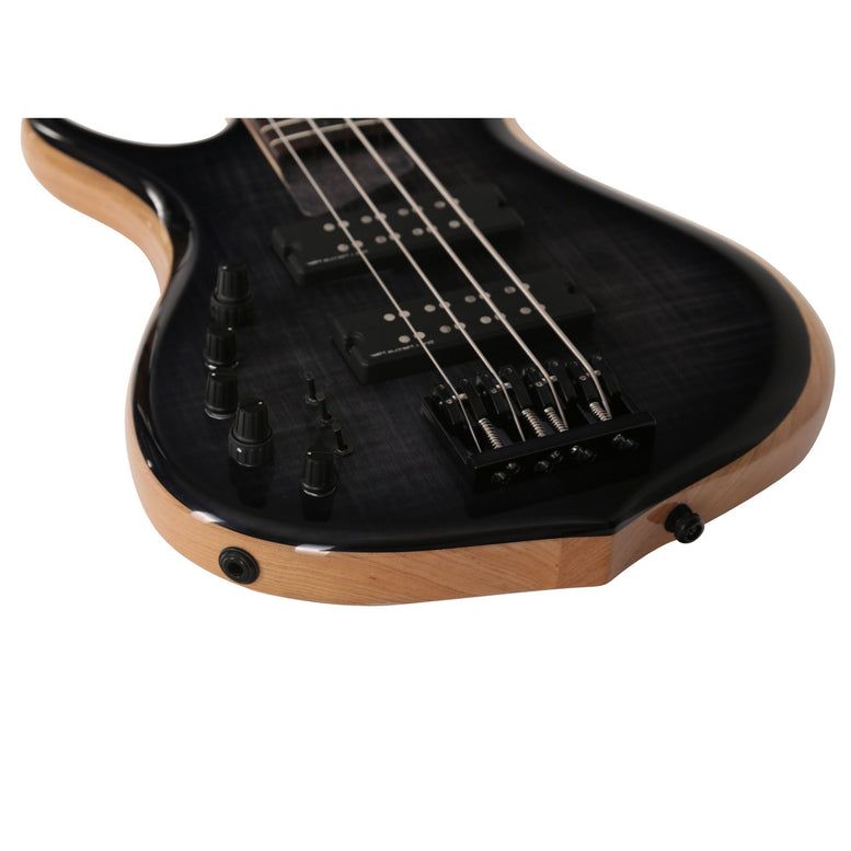 M7 Swamp Ash-4 Lh Tbk Transparent Black Gauchère