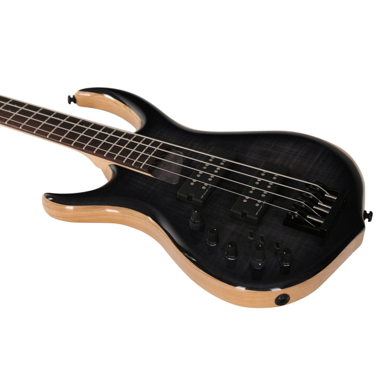 M7 Swamp Ash-4 Lh Tbk Transparent Black Gauchère