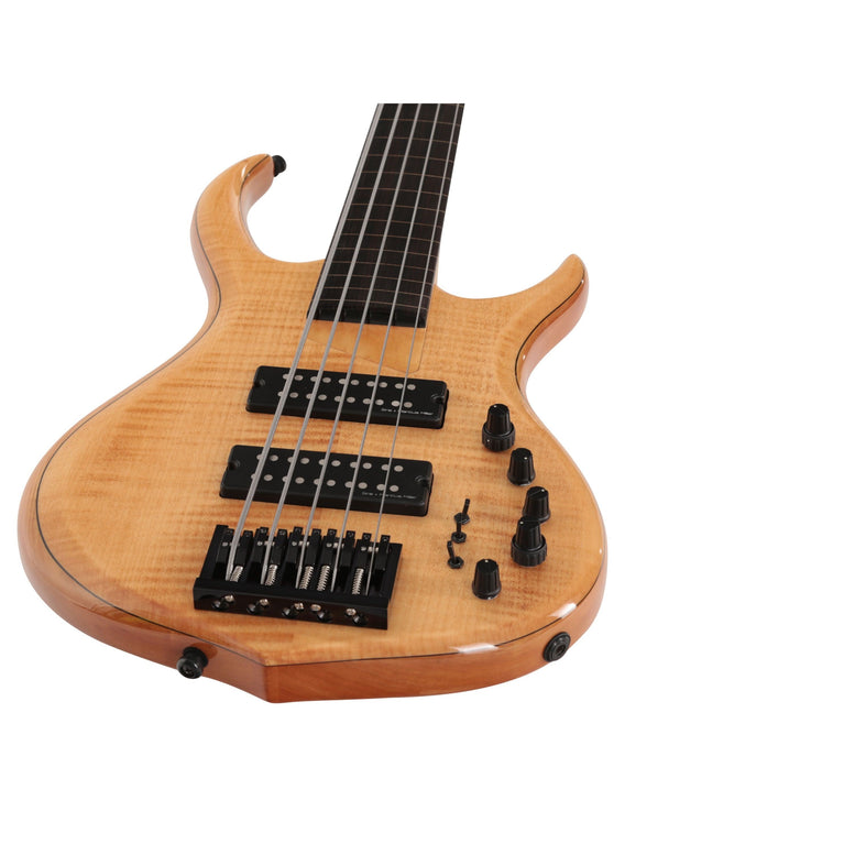 M7 Swamp Ash-5 Fl Nt Natural Fretless