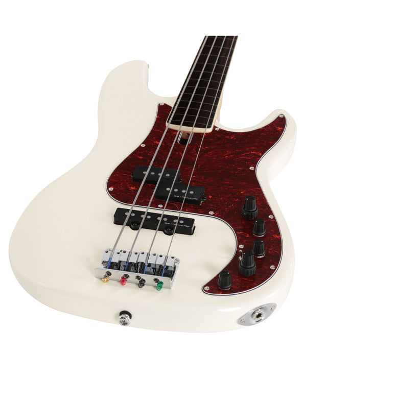 P7 Alder-4 Awh Fl Antique White Fretless