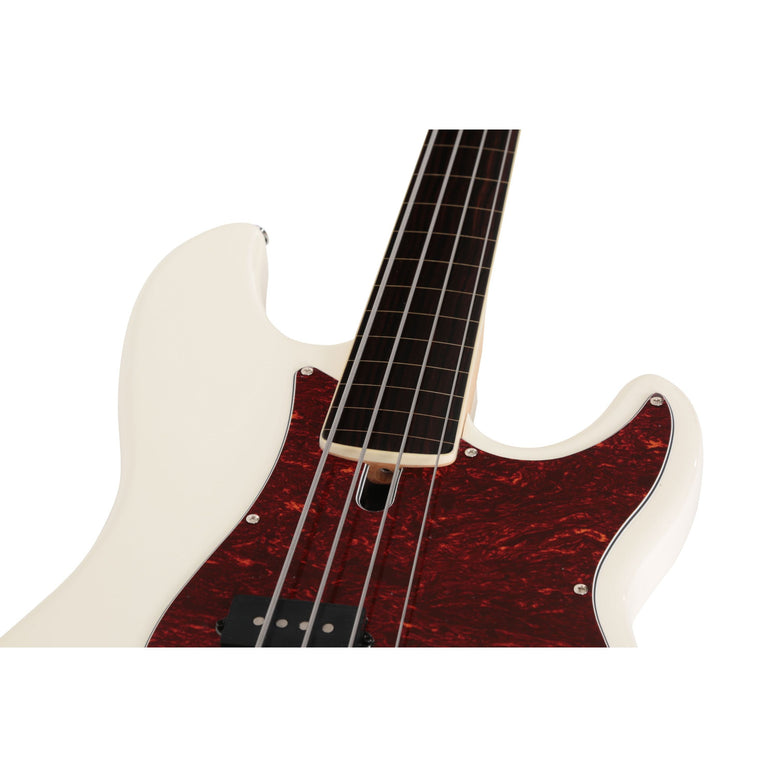 P7 Alder-4 Awh Fl Antique White Fretless