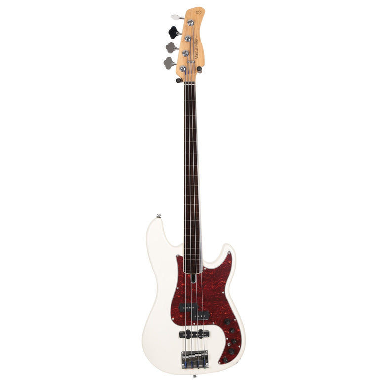 P7 Alder-4 Awh Fl Antique White Fretless