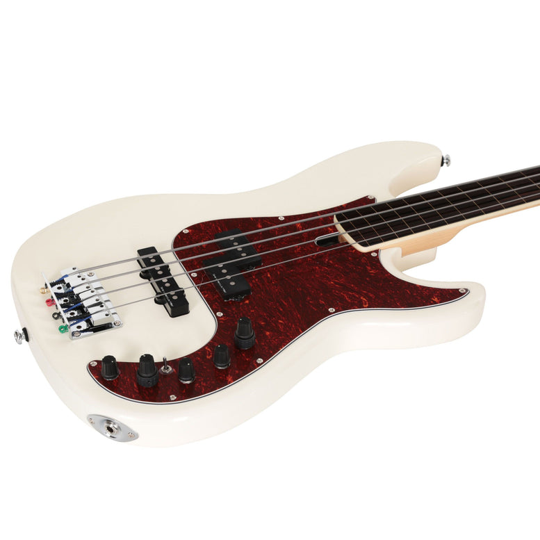 P7 Alder-4 Awh Fl Antique White Fretless