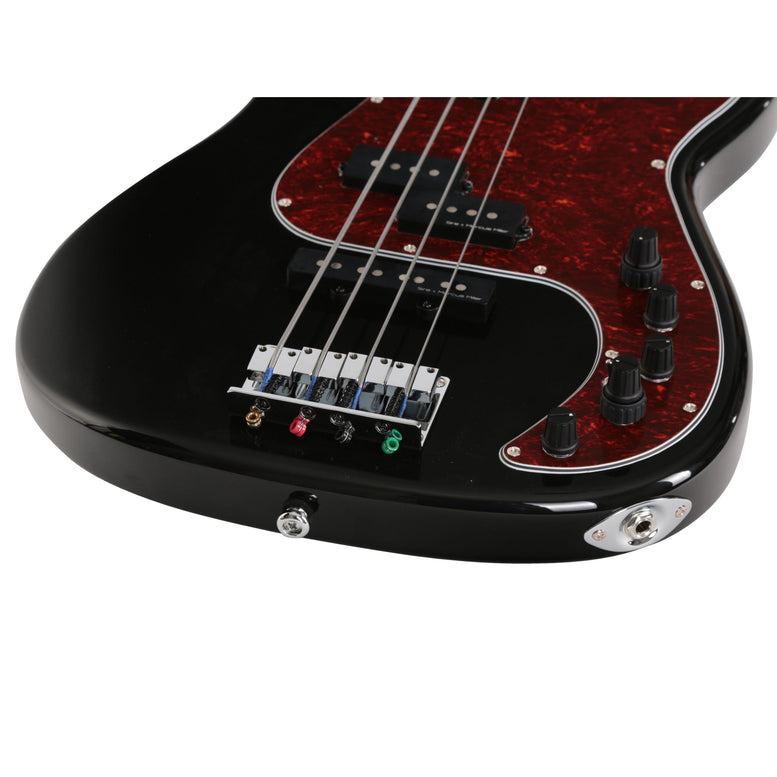 P7 Alder-4 Bk Fl Black Fretless