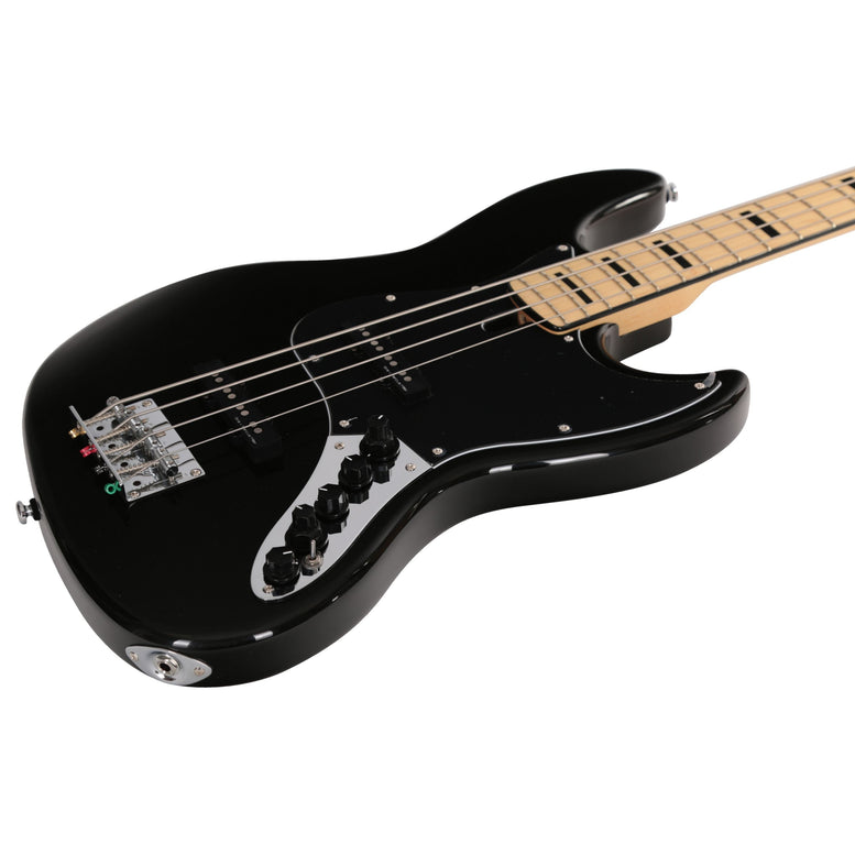 V7 Vintage Alder-4 Bk Mn Black