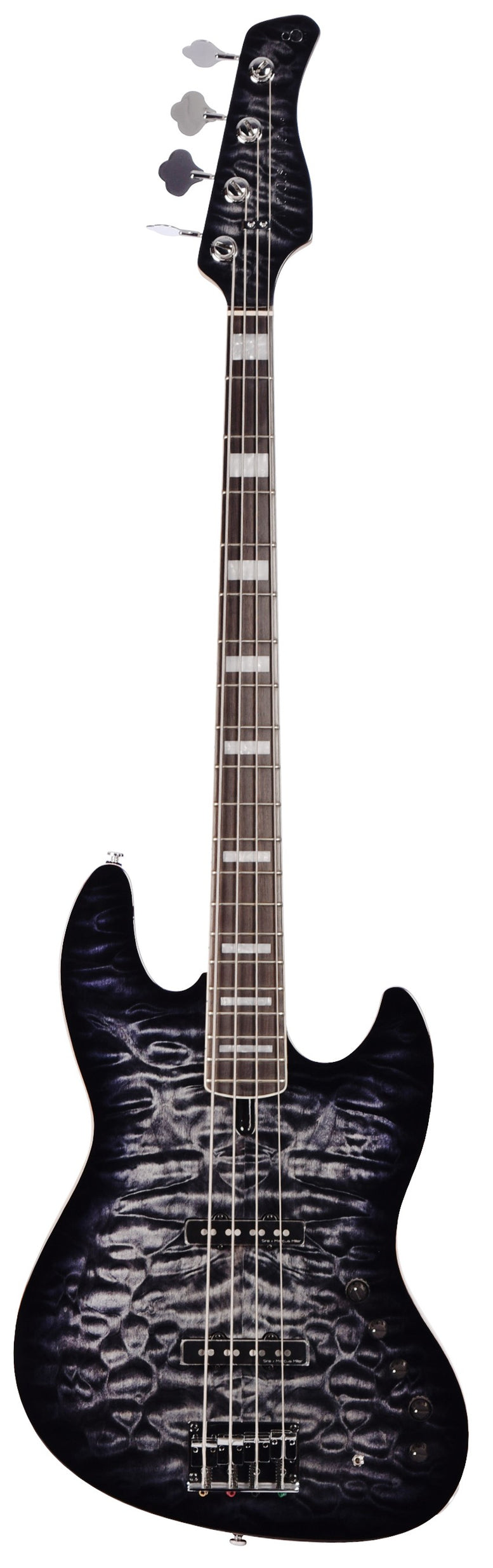 V9 Swamp Ash-4 Tbk Transparent Black