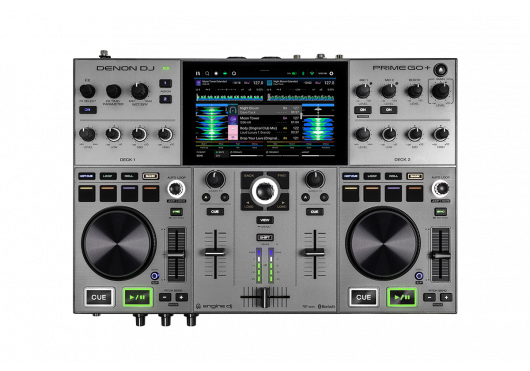 Denon DJ PRIME GO+ – Système DJ autonome 2 voies sur batterie, WiFi et Bluetooth