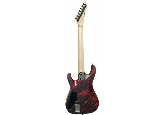 ESP Guitare électrique ESP USA M7 Baritone HT BH Blood Black Satin EMG
