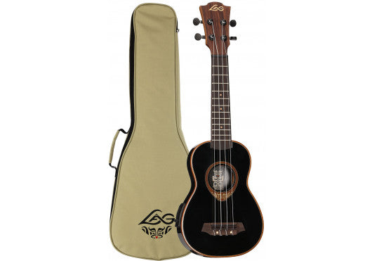 LAG Ukulele Soprano slim electro Tiki Uku 118