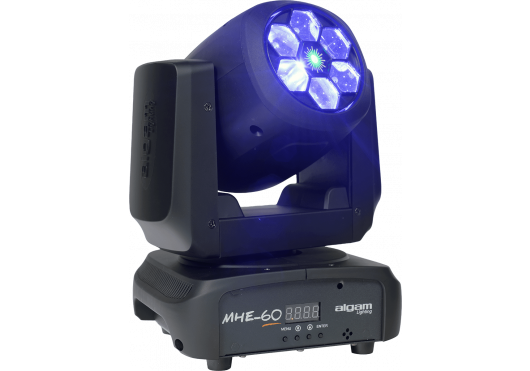 ALGAM LIGHTING Lyre WASH LED 6 x 15W RGBW + laser vert 200mw