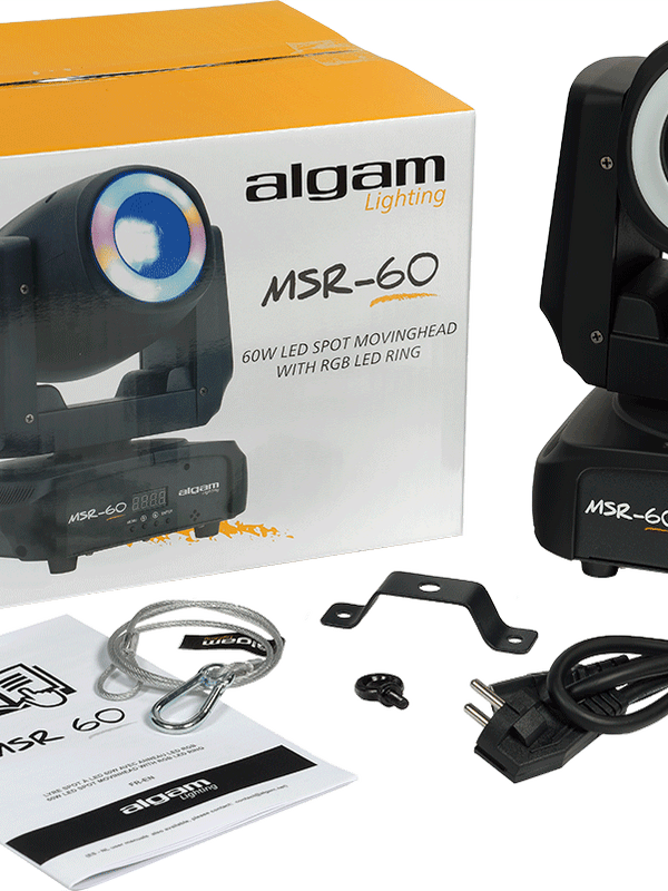 Lyre SPOT LED 60W AVEC ANNEAU LED