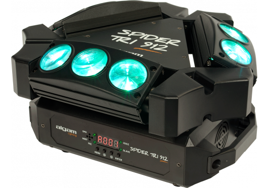 ALGAM LIGHTING Mini-barres motorisées Beam 9x 12W