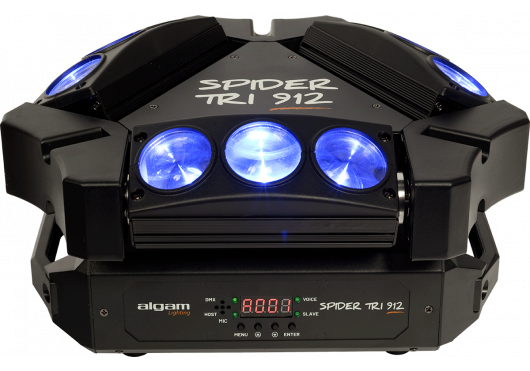 ALGAM LIGHTING Mini-barres motorisées Beam 9x 12W