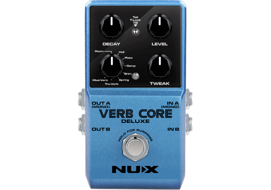 NUX Pédale numérique de reverb - 8 effets