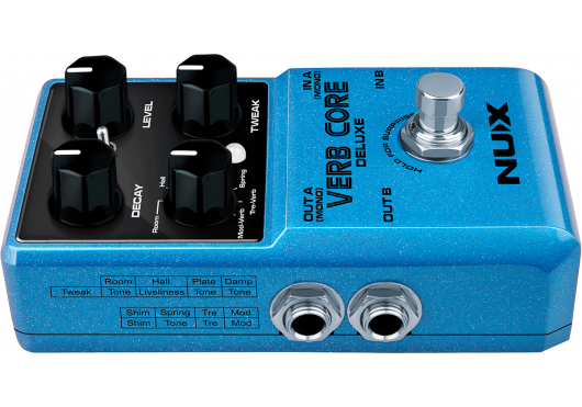 NUX Pédale numérique de reverb - 8 effets