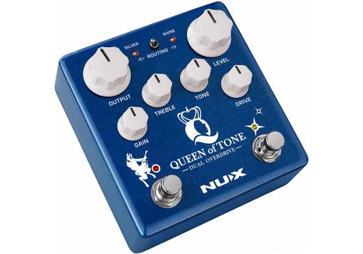 NUX Pédale d'overdrive double - Horseman + MorningStar