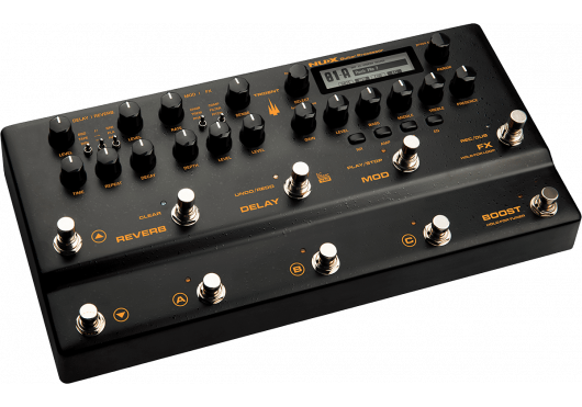 NUX Multi-effet guitare Trident 10 switchs, 10 blocs effets, MIDI, looper
