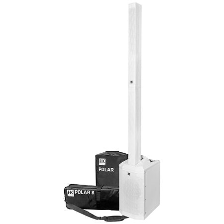 HK Audio POLAR 8 MK2 – Sono colonne Bluetooth, blanc