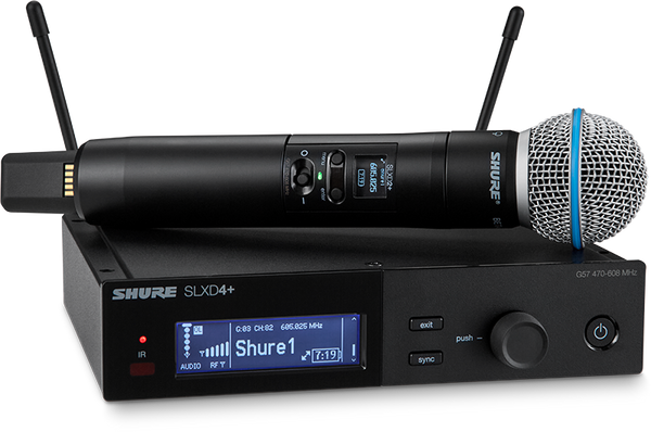 SHURE système HF SLXD+ Beta58