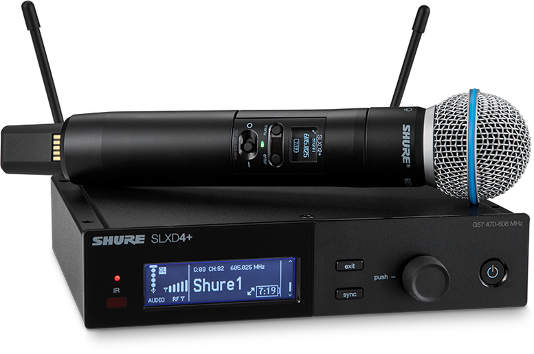 SHURE système HF SLXD+ Beta58