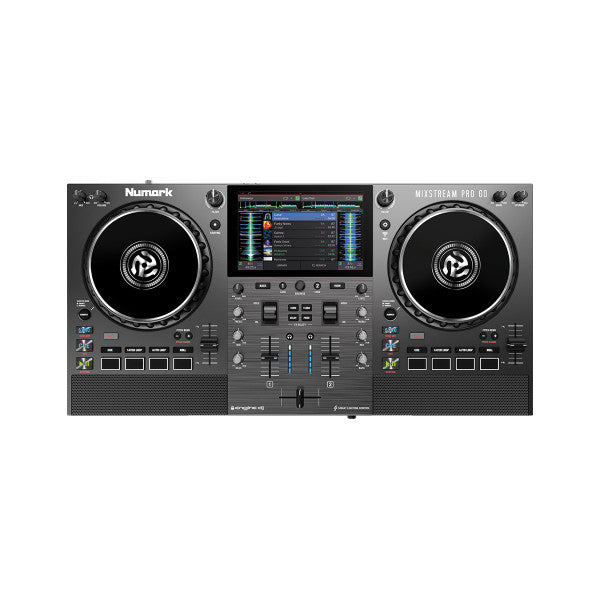 Numark Mixstream Pro Go – Système DJ autonome sur batterie, WiFi et haut-parleurs intégrés