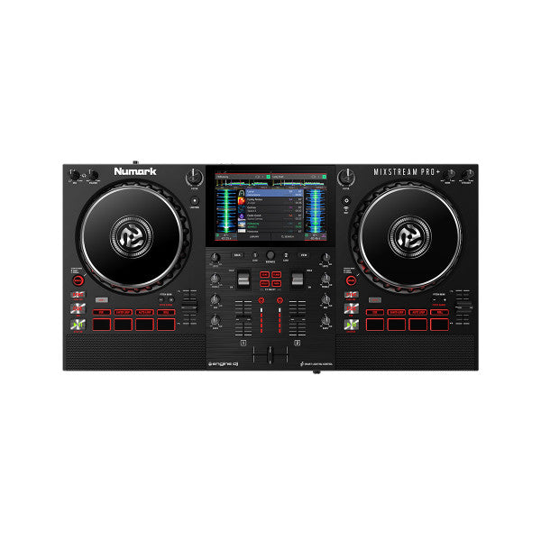 Numark Mixstream Pro+ – Système DJ autonome 2 voies, WiFi et haut-parleurs intégrés