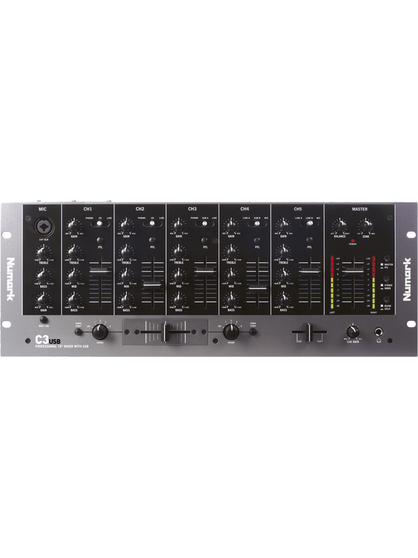 Table De Mixage En Rack 5 Voies Usb