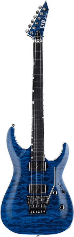 Guitare Électrique Mh-1000 Qm Black Ocean