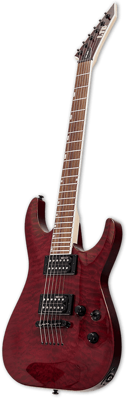 Guitare Electrique LTD MH203QMLH-STB Gaucher