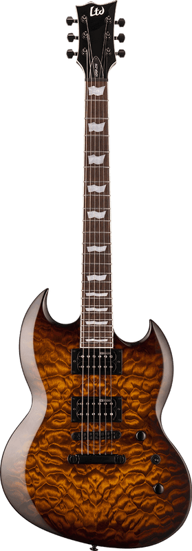 Viper-256 Qm Dark Brown Sunburst