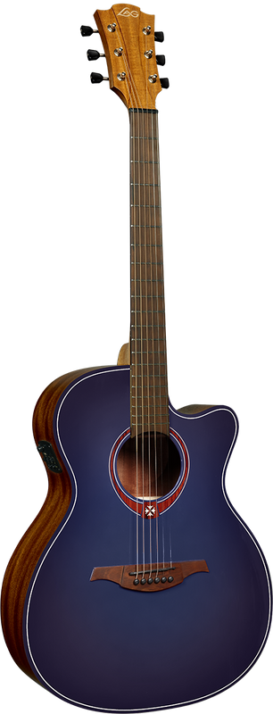 Tramontane Auditorium Cutaway Electro Special Edition Blue Burst