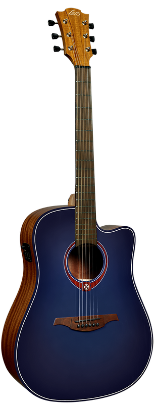 Tramontane Dreadnought Cutaway Electro Special Edition Blue Burst