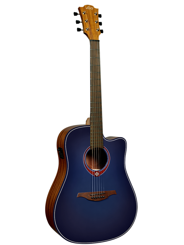 Tramontane Dreadnought Cutaway Electro Special Edition Blue Burst