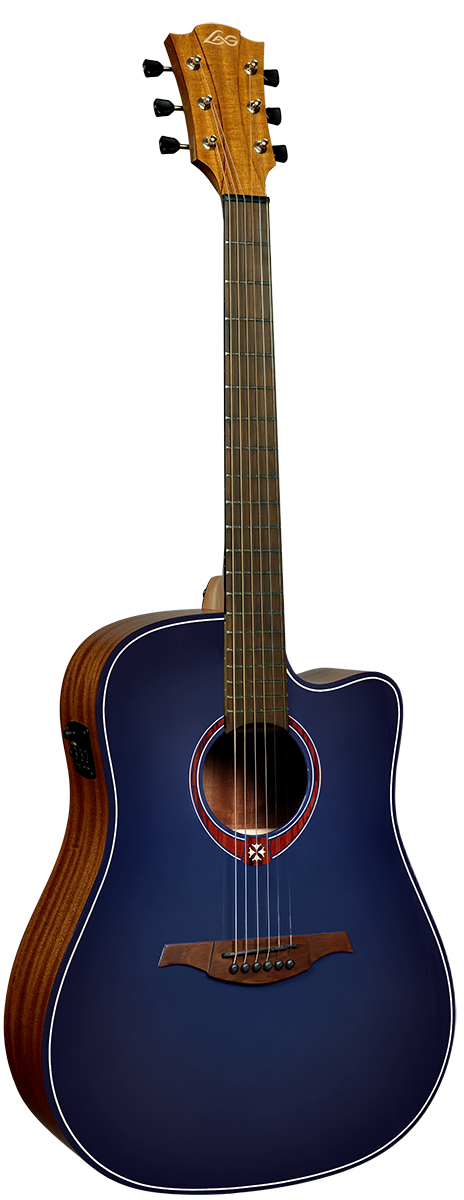 Tramontane Dreadnought Cutaway Electro Special Edition Blue Burst