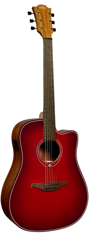 Tramontane Dreadnought Cutaway Electro Special Edition Red Burst