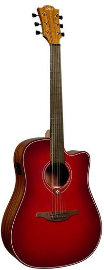 Tramontane Dreadnought Cutaway Electro Special Edition Red Burst