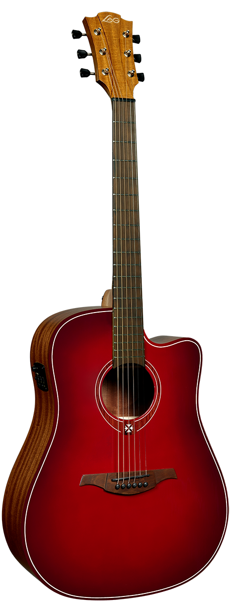 Tramontane Dreadnought Cutaway Electro Special Edition Red Burst