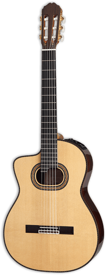 Hirade Cutaway Electro-Acoustique Gaucher
