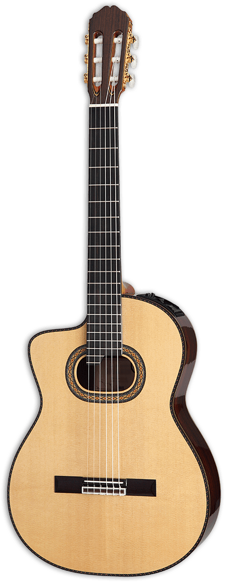 Hirade Cutaway Electro-Acoustique Gaucher