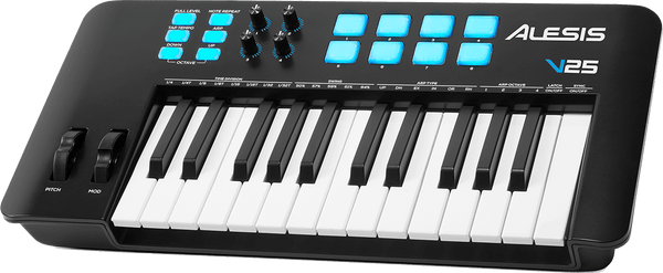 Clavier-Maître Usb Midi 25 Notes, 8 Pads, Arpégiateur