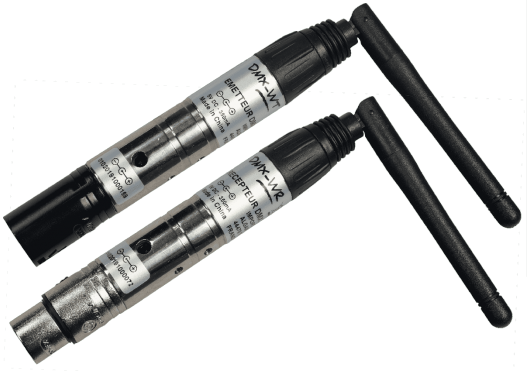 Pack émetteur + récepteur DMX sans-fil