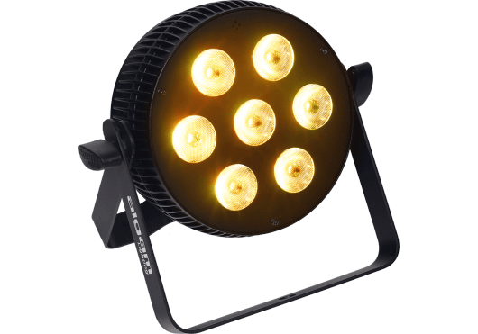 Projecteur à LED 7x10W 4-en-1 RGBW slim