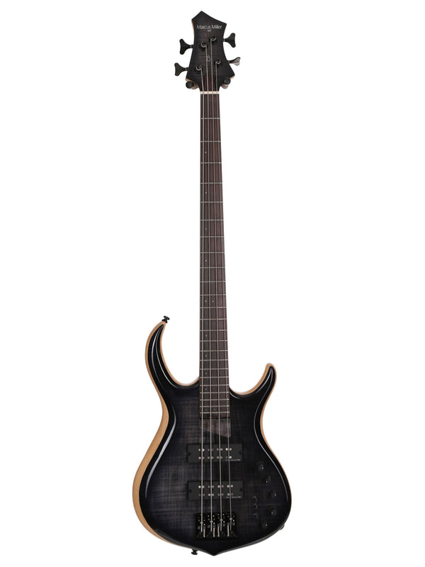 M7 Swamp Ash-5 FL TBK Transparent Black Fretless